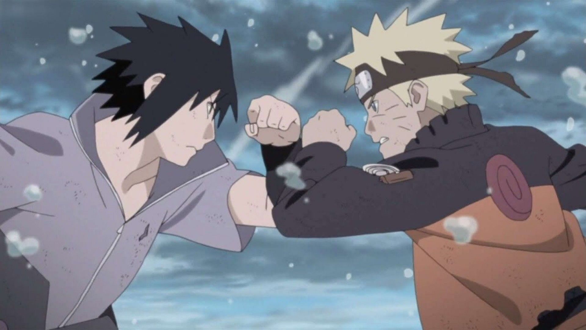Sasuke and Naruto as seen in the Shonen anime (Image via Pierrot)